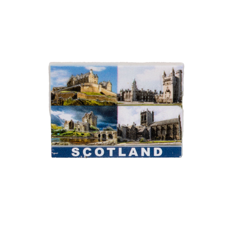 Printed Resin Magnet - Scotland Castles