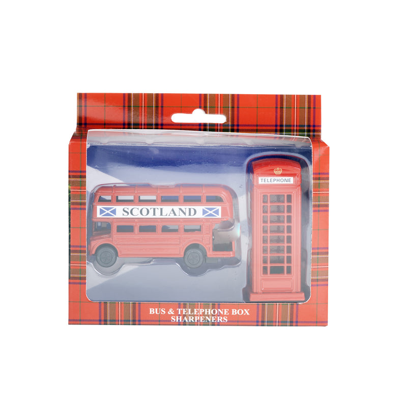 2Pk Sharpeners - Bus & Telephone Box