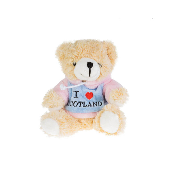 Teddy Bear W/Hood I Love Scotland