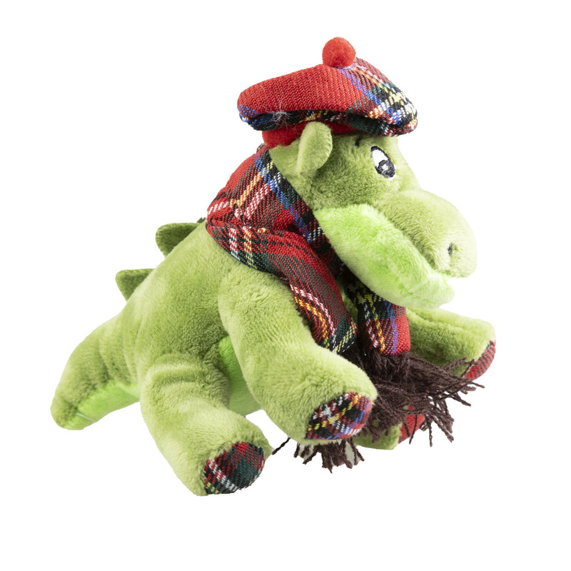 Plush Toy Keyring - Tartan Nessie 10Cm