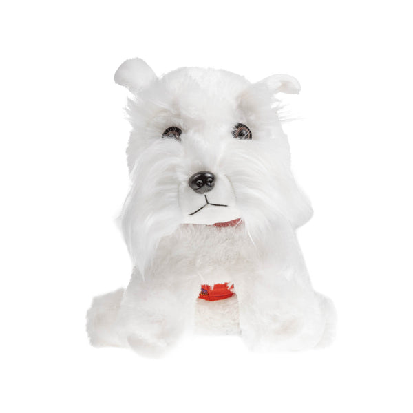 Plush Toy - White Dog 25Cm