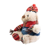 Plush Toy Keyring - Tartan Stewart 10Cm