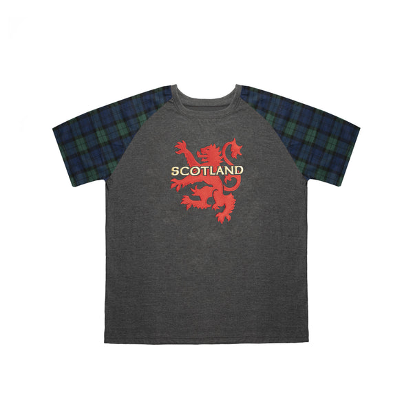 T-Shirts Emb Lion/Scot Blackwatch Sleeve