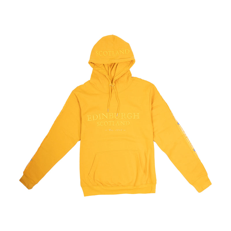 3D Emb Edin/Scot Adults Hooded Top