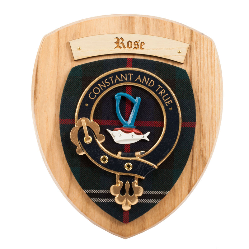 Clan Wall Plaque Rose