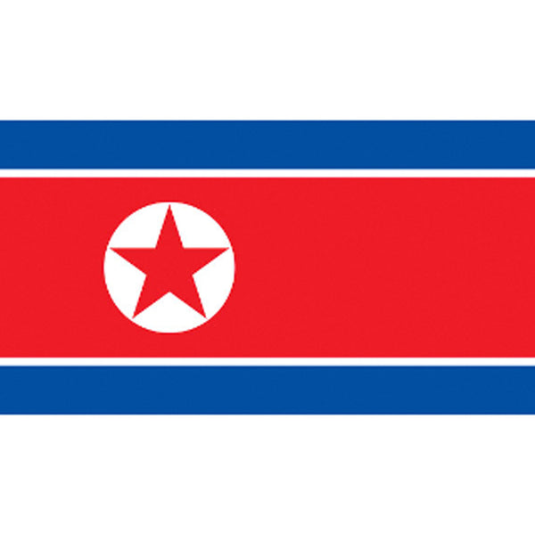 5X3 Flag North Korea