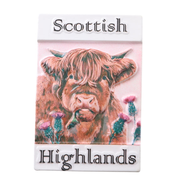 Scottish Highlands Cow Magnet