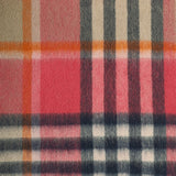 Edinburgh 100% Lambswool Tartan Scarf Macdonald Coral Mix