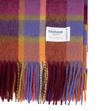 Edinburgh Lambswool Stole Artillery Check Orange