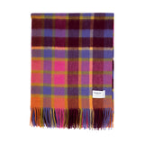 Edinburgh Lambswool Stole Artillery Check Orange