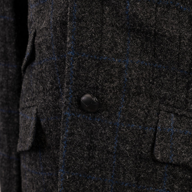 Harris Harris Tweed Jacket Gents 1715-A2 Grey Blue Check