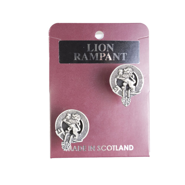 Art Pewter Antique Cufflinks Rampant Lion