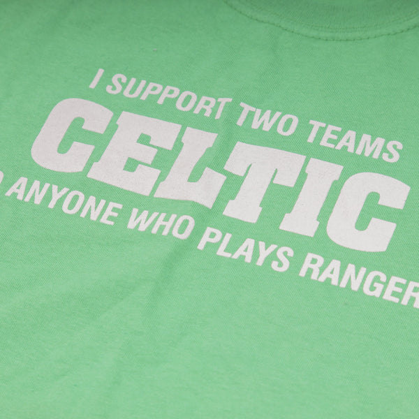 Support 2 Teams Celtic Tshirt