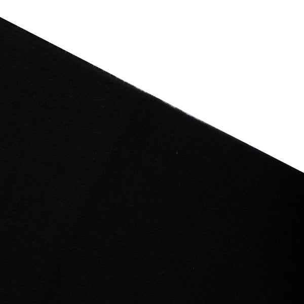 100% Cashmere Scarf Made In Scotland Black