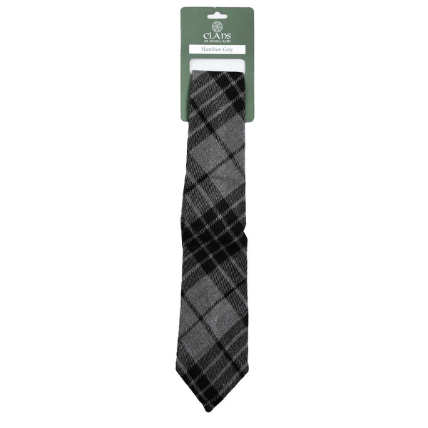 Tartan Tie Hamilton Grey