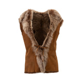 Ladies Toscano Sheepskin Gillet Whiskey/Brissa