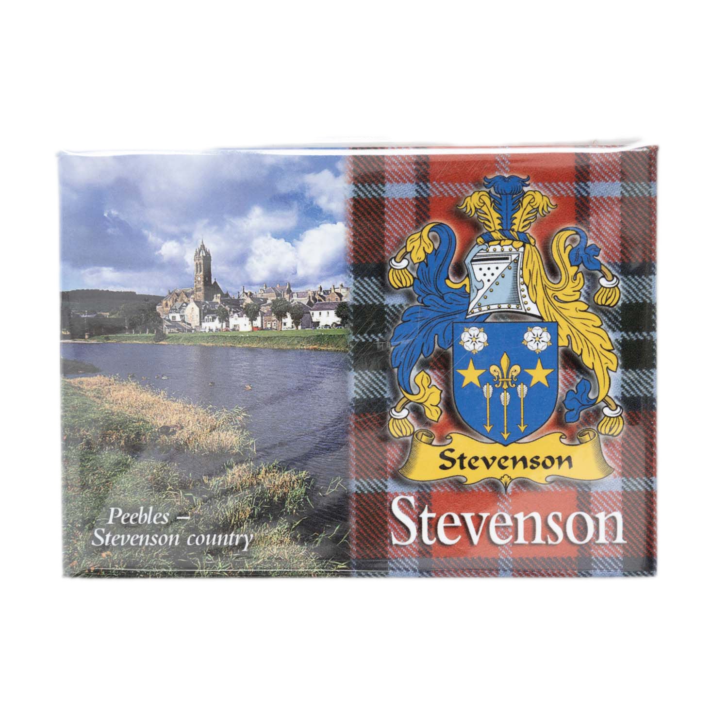 Clan/Family Scenic Magnet Stevenson – Tartan Weaving Mill