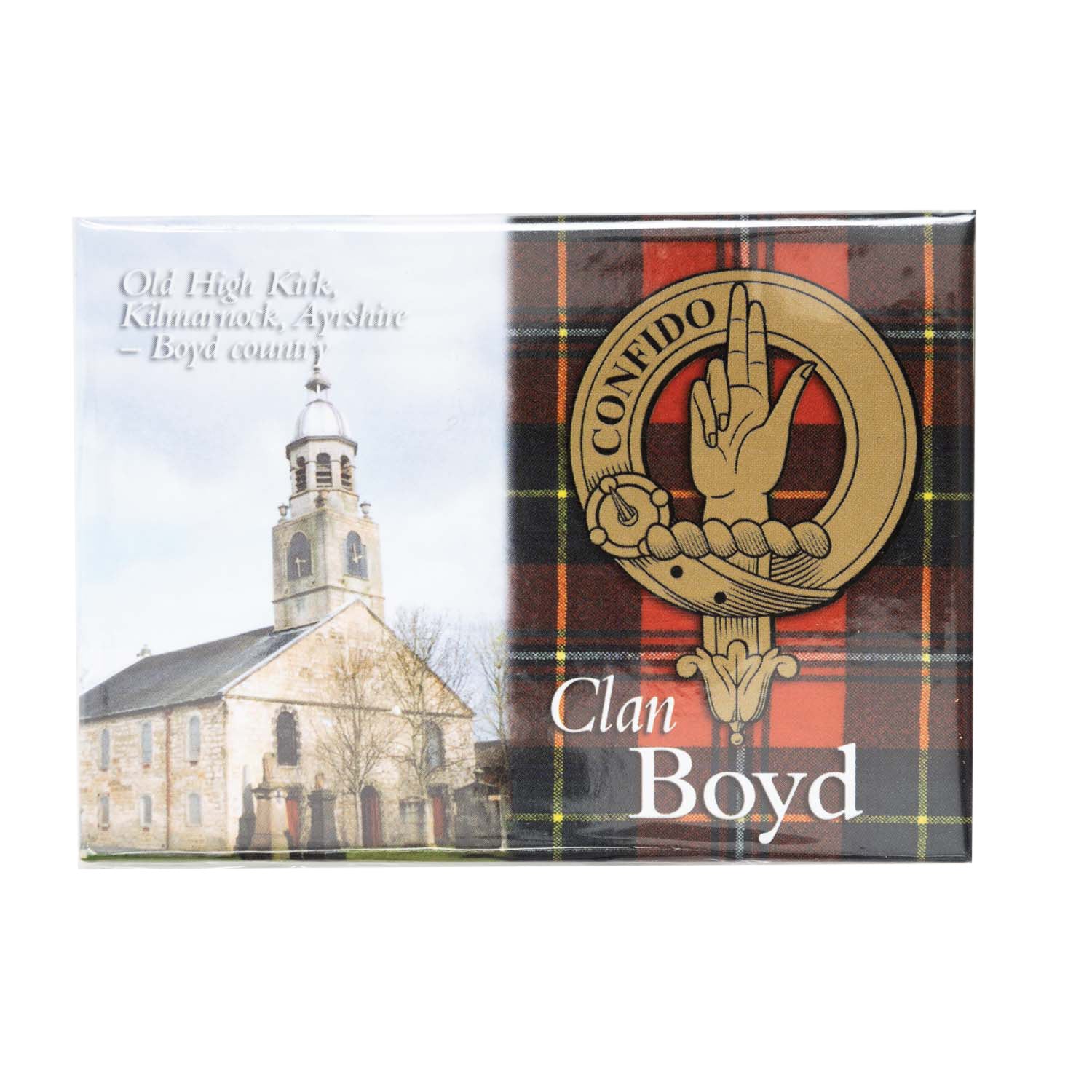 Clan/Family Scenic Magnet Boyd – Tartan Weaving Mill