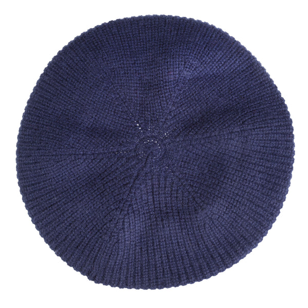 100% Cashmere Paris Beret Navy