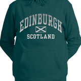 Adults Edinburgh Reflective Hooded Top Teal