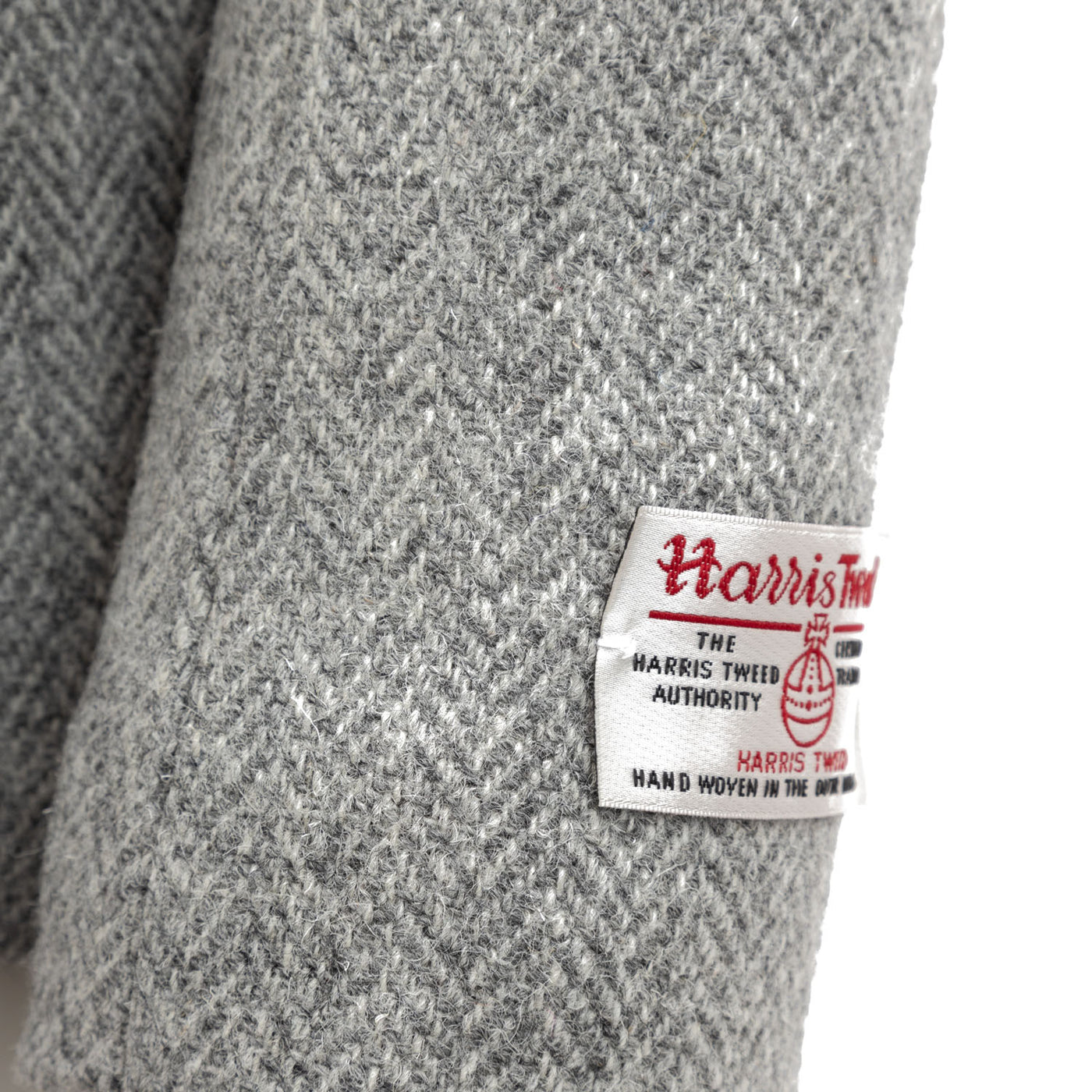 Ladies Skye Harris Tweed Jacket Grey Herringbone Tartan Weaving Mill