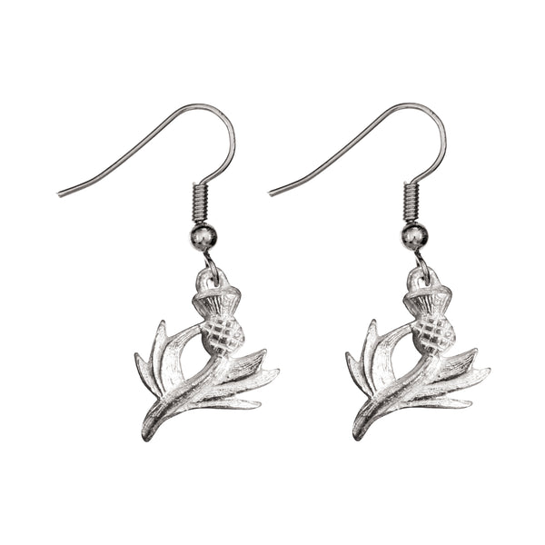 Drop Thistle Earrings