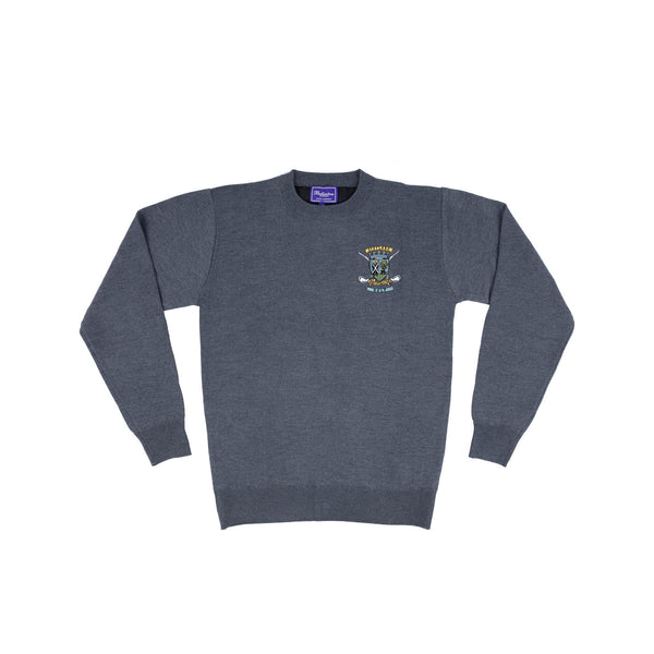 Ballantrae Golf Jumper Charcoal Marl