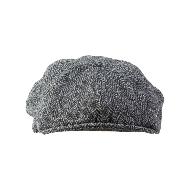 Heddle & Reed Harris Tweed 8Pce Cap Grey Herringbone