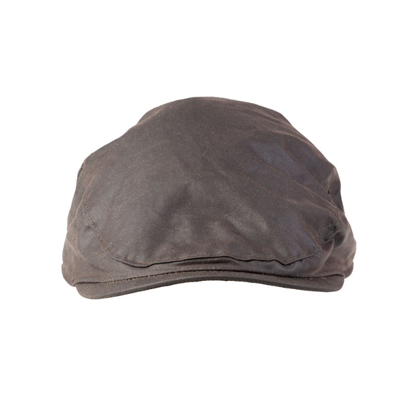 Heddle & Reed Wax Flatcap Brown