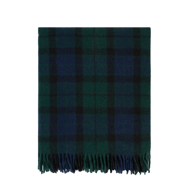 Highland Wool Blend Tartan Blanket Throw Mackay