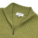 Gents 1/2 Zip Sweater Green Jeans