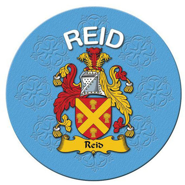 Clan/Family Name Round Cork Coaster Reid E