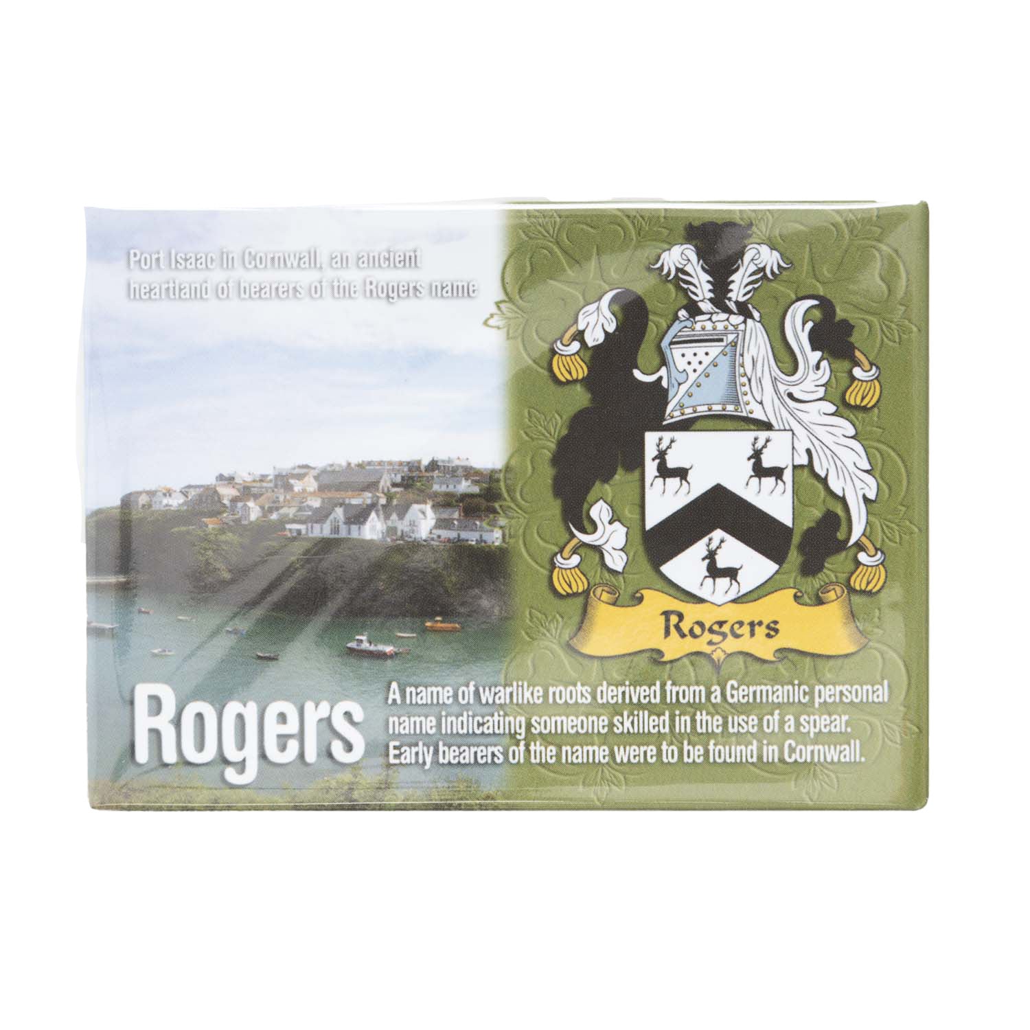 Clan/Family Scenic Magnet Rogers – Tartan Weaving Mill