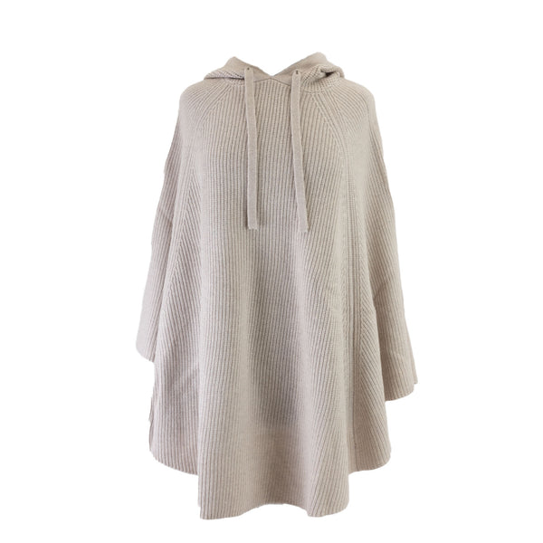 30% Cashmere Hoodie Poncho Elysee