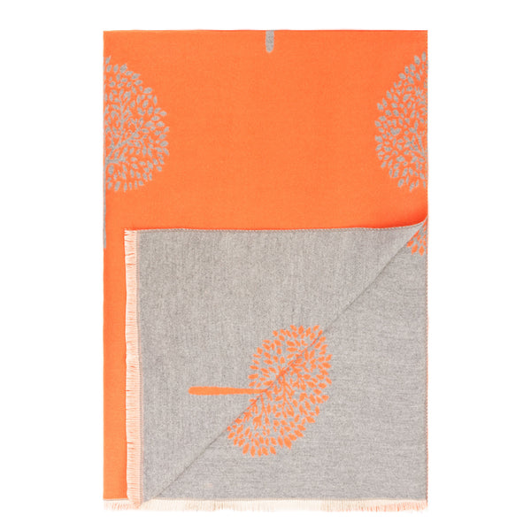 Original Tree Super Soft Stole Orange/Grey