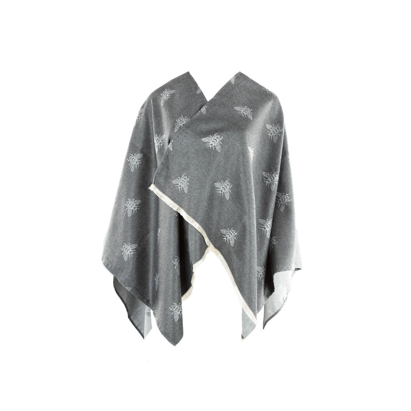 New Bee Super Soft Cape Dark Grey/Light Grey