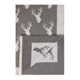 New Stag Super Soft Stole Dark Grey/Light Grey