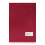 Plain Super Soft Stole Burgundy/Grey