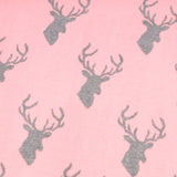 New Stag Super Soft Stole Deep Pink/Dark Grey