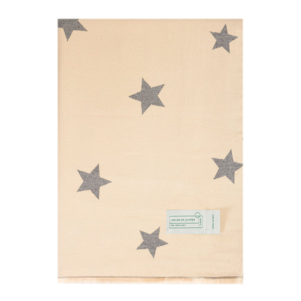 New Star Super Soft Stole Cream/Light Grey