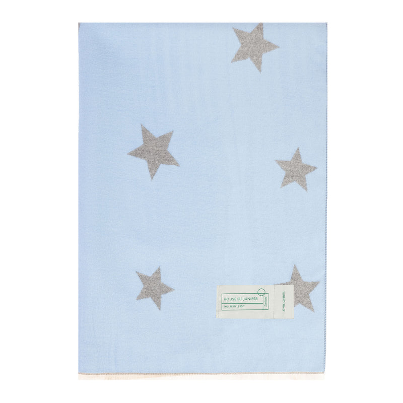 New Star Super Soft Stole Light Blue/Light Grey