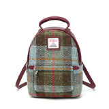 Harris Tweed Mini Backpack Macleod Tartan / Oxblood