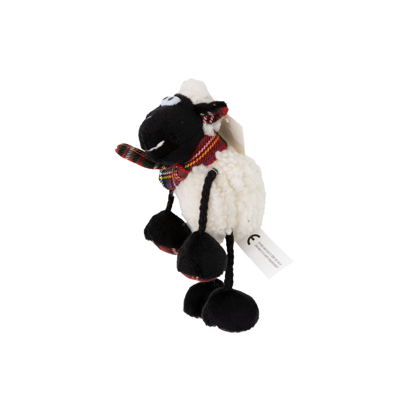 Sheep Keyring W Tartan Scar