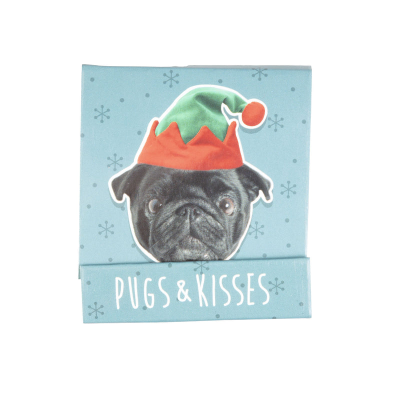 New Christmas Pug Nail File Matchbook