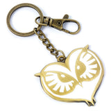 Owl Face Keyring