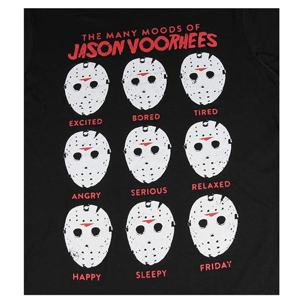 Moods Of Jason Vorhees Adult T-Shirt