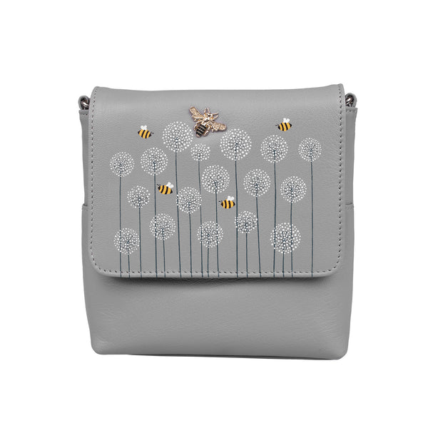 Moonflower Cross Body Bag Grey