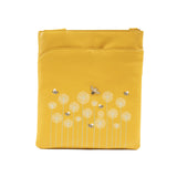 Moonflower Slim Cross Body Bag Yellow