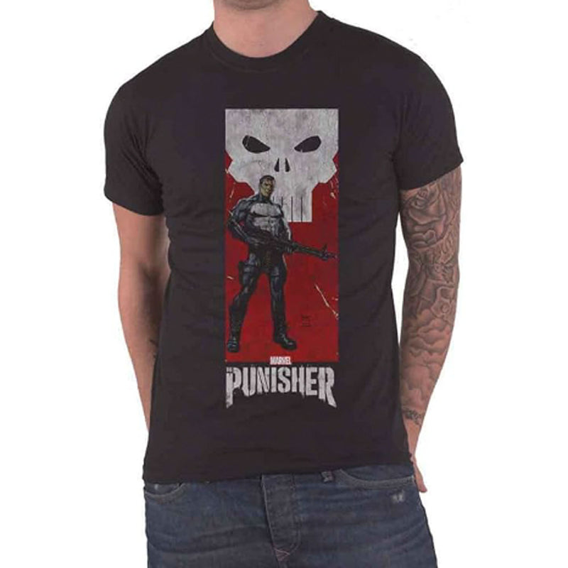 Punisher Holding Gun Tshirt