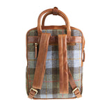 Ht Leather Large Backpack Lovat Check / Tan